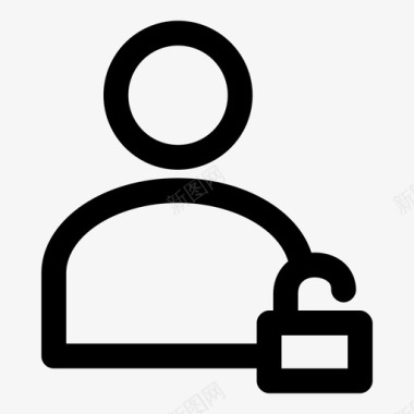 解锁用户配置文件用户配置文件用户帐户图标图标