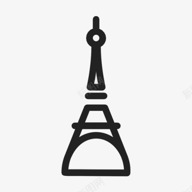 埃菲尔铁塔法国巴黎图标图标