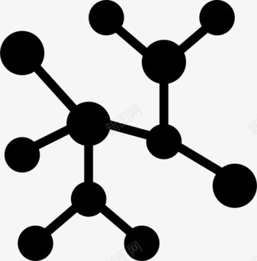 网络节点分析互联网图标图标