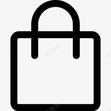购物袋购物篮电子商务图标图标