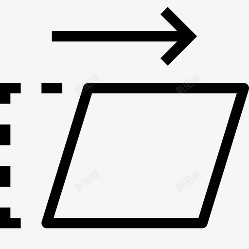 变换移动图标svg_新图网 https://ixintu.com 倾斜 变换 工具 点贴 移动 设计