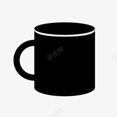 马克杯早餐咖啡图标图标