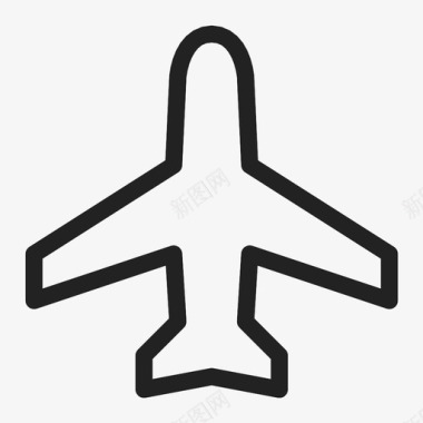机场航空公司航班图标图标