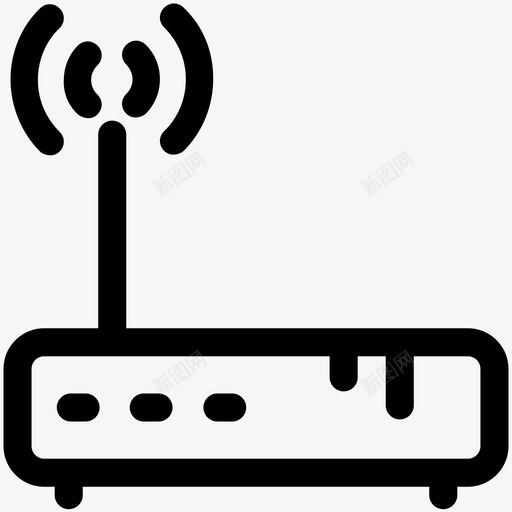 wifi互联网设备wifi调制解调器图标svg_新图网 https://ixintu.com wifi wifi信号 wifi调制解调器 wifi路由器 互联网设备 无线互联网 科技可爱图标
