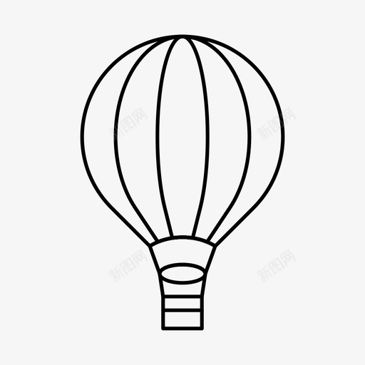 热气球飞机飞行图标svg_新图网 https://ixintu.com 旅游酒店 旅行 热气球 飞机 飞行
