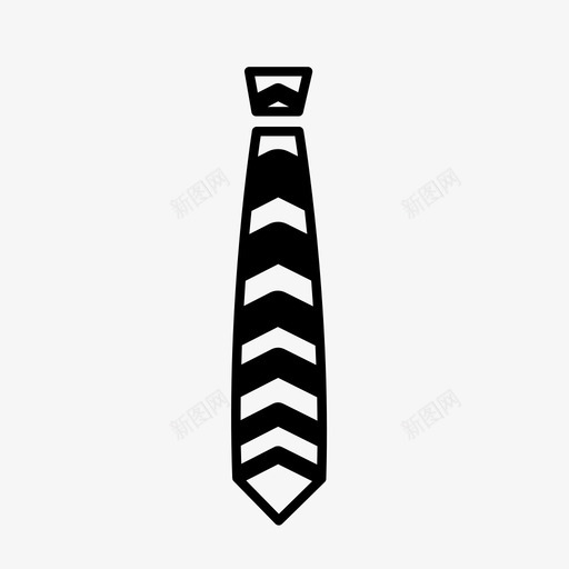 领带衣服绅士图标svg_新图网 https://ixintu.com 条纹 绅士 衣服 西装 领带