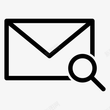 查找电子邮件检查邮件电子邮件图标图标