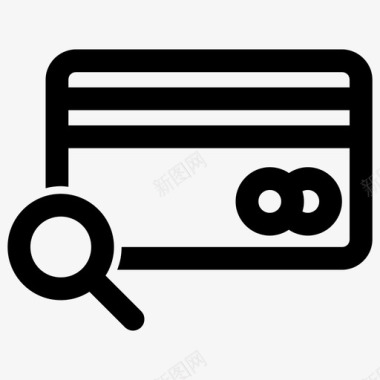 搜索借记卡安全货币储蓄图标图标