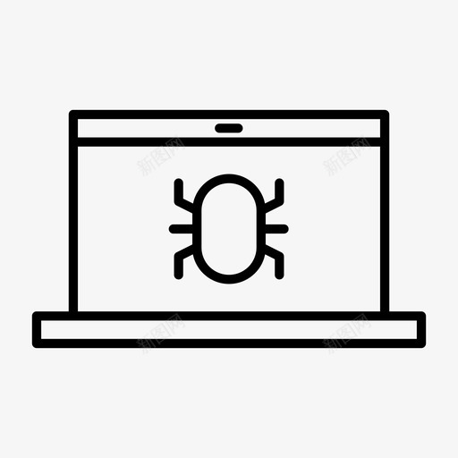 应用程序错误计算机恶意软件图标svg_新图网 https://ixintu.com 应用程序错误 恶意软件 病毒 网站开发 计算机