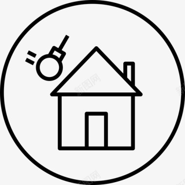住宅拆迁质量图标图标