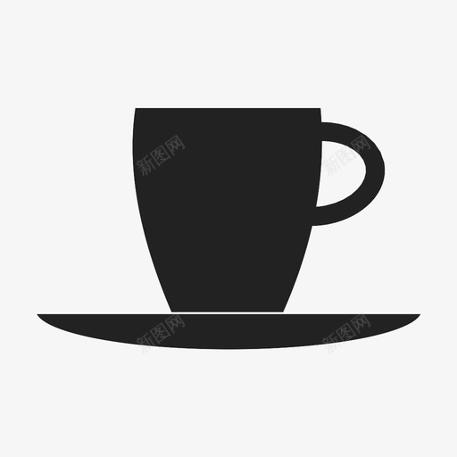 咖啡杯茶茶杯图标svg_新图网 https://ixintu.com 咖啡杯 茶 茶杯