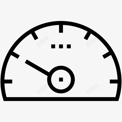 速度表模拟设备仪表图标svg_新图网 https://ixintu.com 仪表 压力表 模拟设备 用户界面轮廓图标 速度表
