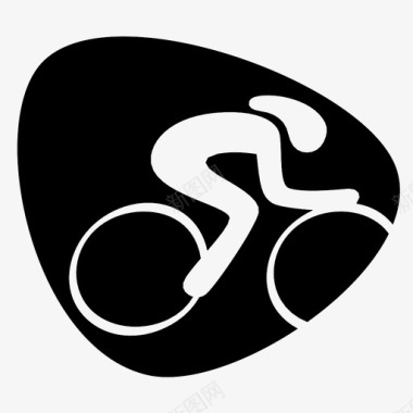 自行车跑道奥运会里约热内卢图标图标
