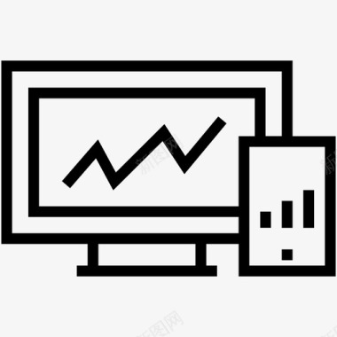 分析信息图表移动图表图标图标