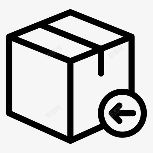 包装进口箱箱包装图标svg_新图网 https://ixintu.com 包装进口 箱 箱包装 纸板包装 送货