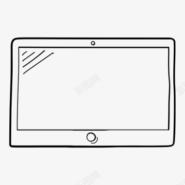 平板电脑ipad屏幕图标图标