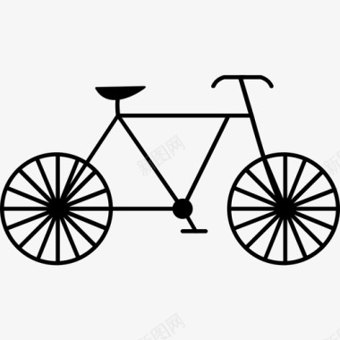 自行车踏板运动图标图标