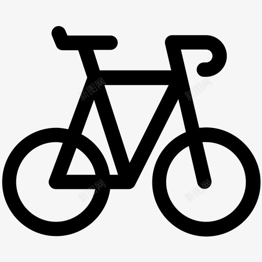 自行车交通工具旅行可爱的图标svg_新图网 https://ixintu.com 交通工具 旅行可爱的图标 自行车