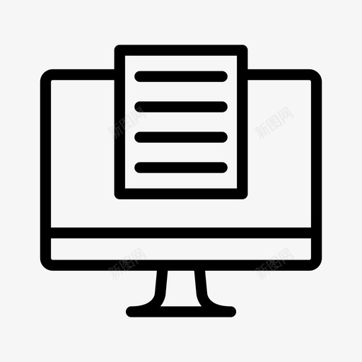 计算机文档文件系统文件图标svg_新图网 https://ixintu.com mac文件 windows文档 文件 系统文件 计算机文档