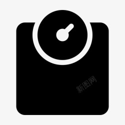 量体定制体重秤体量图标高清图片