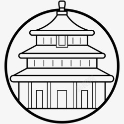 世界顶级午门北京中国图标高清图片