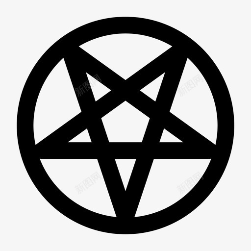 撒旦魔鬼地狱图标svg_新图网 https://ixintu.com 信仰和科学雕文 地狱 宗教 撒旦 象征 魔鬼