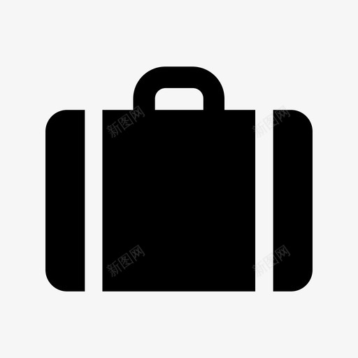 行李旅游物品图标svg_新图网 https://ixintu.com 使用 公文包 手提箱 手提行李 旅游 机场和工作人员 物品 行李 行李包