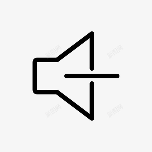 减小音量控制声音控制音量图标svg_新图网 https://ixintu.com 减小声音 减小音量 控制声音 控制音量