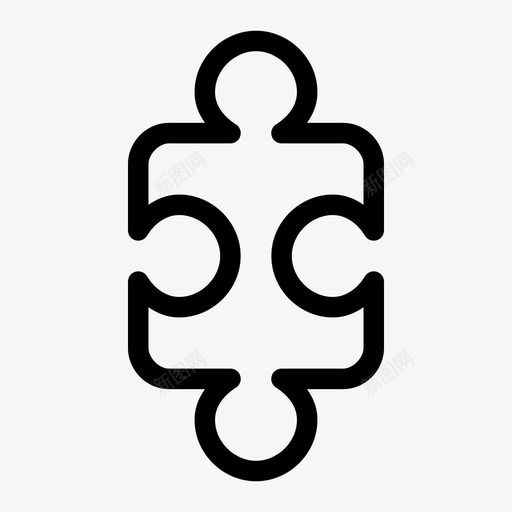 拼图块艺术齿轮图标svg_新图网 https://ixintu.com 填充 工作 拼图块 游戏 艺术 零件 齿轮