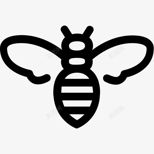 蜜蜂大黄蜂嗡嗡声图标svg_新图网 https://ixintu.com 动物 嗡嗡声 大黄蜂 蜜蜂 黄蜂
