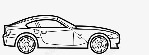 宝马z4第一代汽车车轮图标图标