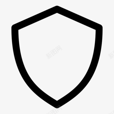 防护罩防病毒安全图标图标