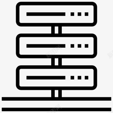 服务器web套接字图标图标