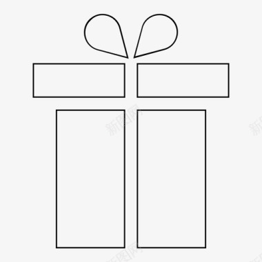 礼物礼物惊喜包装图标图标