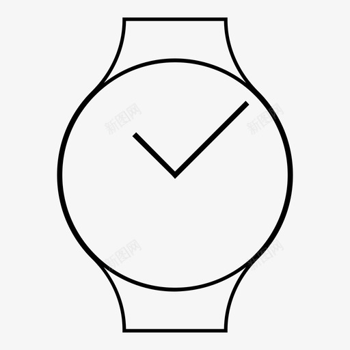 手表模拟设备图标svg_新图网 https://ixintu.com 手表 技术 时间 模拟 腕表时间模拟 设备