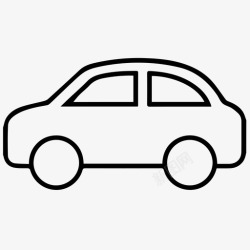 icon线路详情汽车汽车线路图标轿车高清图片