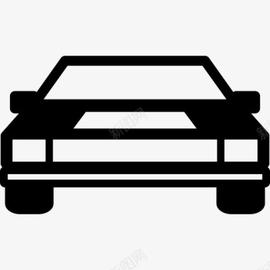 黑斑羚车头运输汽车图标图标