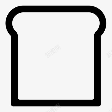 面包午餐三明治图标图标