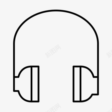 耳机设备电子产品图标图标
