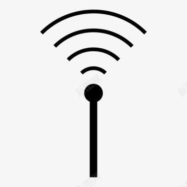 wifi广播连接图标图标