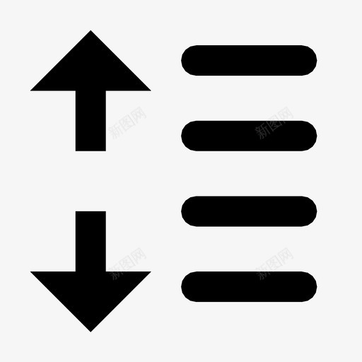 行高行距间距图标svg_新图网 https://ixintu.com 文本 行距 行高 间距