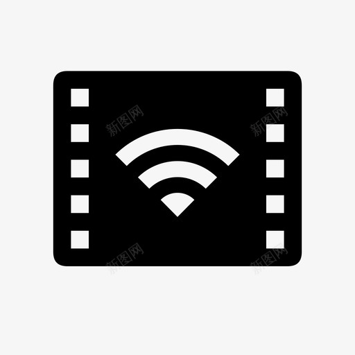 电影wifi胶片wifi剪辑图标svg_新图网 https://ixintu.com 剪辑 无线 电影 电影wifi 胶片wifi 视频