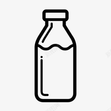 奶瓶奶精奶制品图标图标