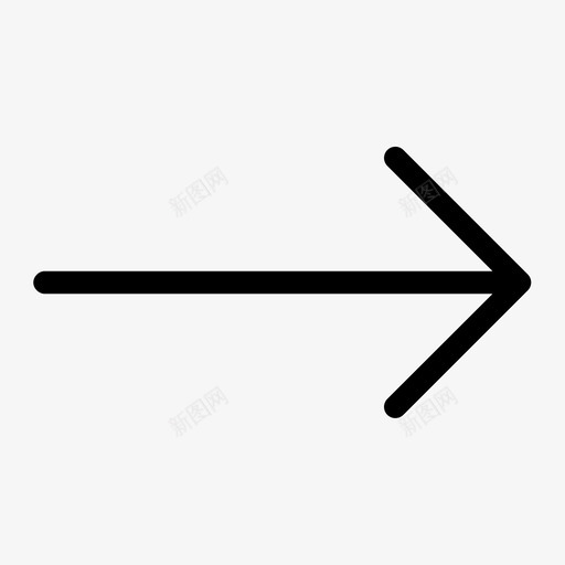 右箭头方向移动图标svg_新图网 https://ixintu.com 右箭头 基本粗体 方向 步骤 移动