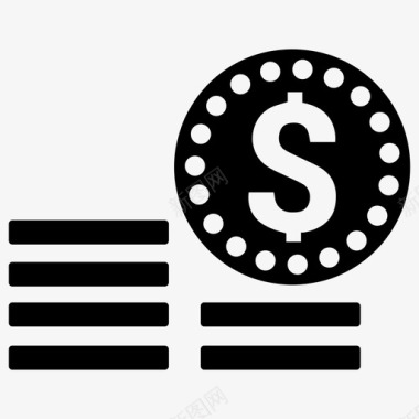 储蓄硬币金融图标图标