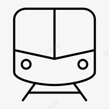 火车守车电力图标图标