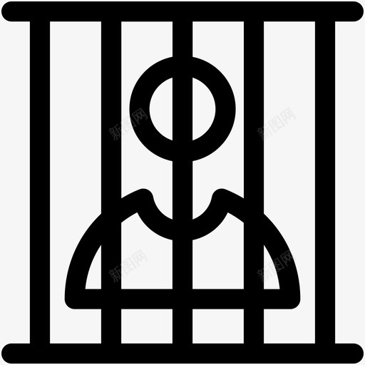 监狱牢房教养所监狱图标svg_新图网 https://ixintu.com 教养所 牢房 犯罪和安全可爱的图标 监狱 监狱牢房 锁