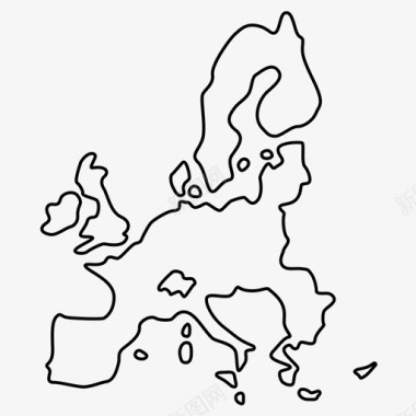 欧盟1国家图标图标