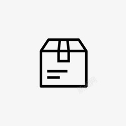 小程序icon发货包装交货箱发货图标高清图片