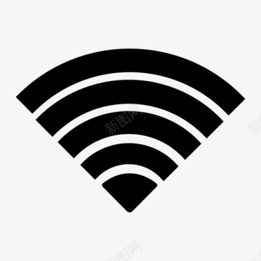 全wifi互联网信号图标图标